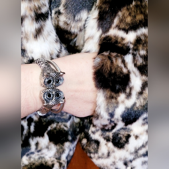 NWT-🐅🤎-Band of the Free-Short Lined Faux Fur Coat - Picture 5 of 9